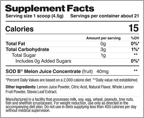 Miniatura 9 de Dr. Kellyann Lemon Sips, Mezcla para bebida cítrica (21 porciones) Rehidrata, Desintoxica, Revitaliza, Sin azúcar, Sin grasa, Sin OMG, Hidrata