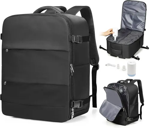 Mochila de Viaje con Sellado al Vacío y Bomba, Mochila Grande de Transporte con Vacío para Hombres y Mujeres, Mochila de Viaje de Compresión al