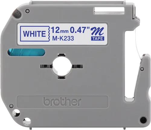 Miniatura 19 de Brother Etiqueta de forma continua de 0.37 "X26.20' (BRTM521), negro/azul