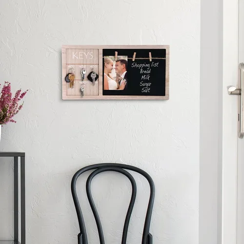Miniatura 4 de Ganchos para llaves, para colgar en la pared, organizador de llaveros para colgar en la pared, para colgar en la pared, para colgar fotos, tablón