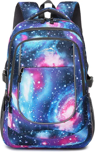 Miniatura 10 de ProEtrade Mochila para universidad, viajes, negocios, senderismo, apta para laptop de hasta 15.6 pulgadas, Negro, 15,6 pulg., Mochilas Daypack