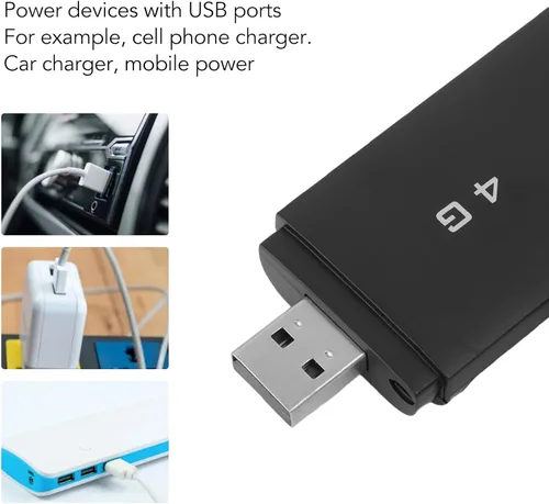 Miniatura 4 de Generic Enrutador WiFi USB 4G LTE, punto de acceso WiFi portátil con ranura para tarjeta SIM, enrutador de punto de acceso móvil WPA / WPA2