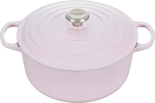 Miniatura 12 de Le Creuset Horno holandés redondo de hierro fundido esmaltado, 4.5 cuartos de galón, Marsella Marseille