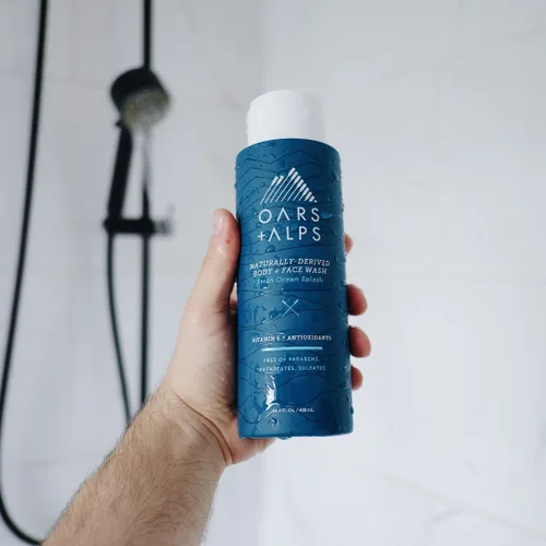 Miniatura 5 de Oars + Alps Kit de champú, acondicionador y gel de baño sin sulfato para hombre, cuidado hidratante de la piel con extracto de algas y algas, aroma