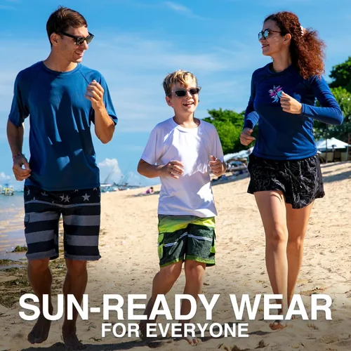 Miniatura 74 de Kanu Surf Traje de baño Yolo de secado rápido UPF 50+ para niños