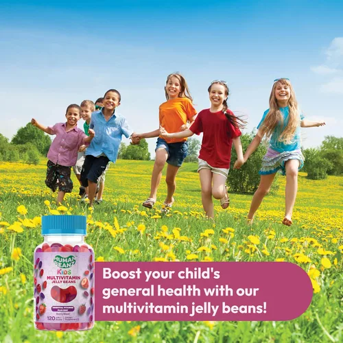 Miniatura 5 de Human Beanz Gomitas multivitamínicas con zinc para niños, suplementos dietéticos de apoyo inmunológico, vegetariano, 120 granos de gelatina Berry
