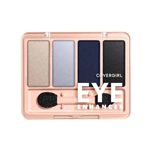Miniatura 11 de COVERGIRL - Sombra de ojos Eye Enhancers 1-Kit, fórmula sedosa y transparente, aplicador de doble extremo, 100% libre de crueldad animal Azul