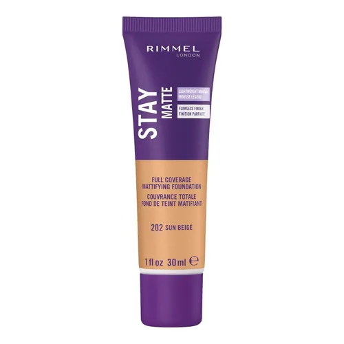 Miniatura 9 de Rimmel London Stay Matte Liquid Mousse - 305 Buff - Base, ligera, control del brillo, sin aceite, 1 oz