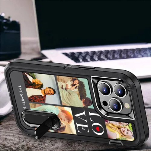 Miniatura 3 de Funda de teléfono personalizada para Samsung Galaxy S22 Ultra 5G, funda protectora de cuerpo completo a prueba de golpes con múltiples fotos, funda