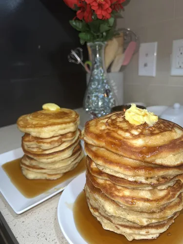 Miniatura 2 de DivineKuizine - Mezcla esponjosa para panqueques y waffles Mezcla sin gluten Mezcla sin gluten Mezcla para panqueques solo añadir leche