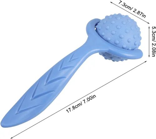 Miniatura 2 de Masajeador de rodillo de mano con estimulación de punto de acupuntura para relajación muscular de cuerpo completo, barra de masaje portátil de yoga