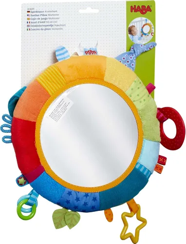 Miniatura 6 de HABA Rainbow Baby Mirror for Tummy Time - Developmental Infant Toy for 6-24 Months - Sensory Toy for Baby Gifts 6 Months and Up