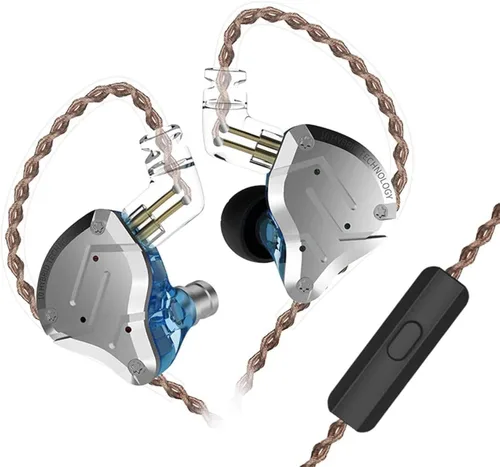 Miniatura 15 de KZ ZS12 PRO X - Audífonos intrauriculares IEM con micrófono, auriculares con cable para juegos 5BA 1DD híbridos, auriculares IEM con sonido estéreo