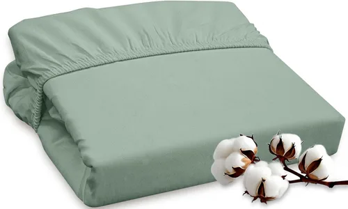 Miniatura 33 de ROYALE LINENS Sábana bajera ajustable de 300 hilos 100% algodón peinado de fibras largas, tamaño Queen, sábana inferior súper suave con bolsillo