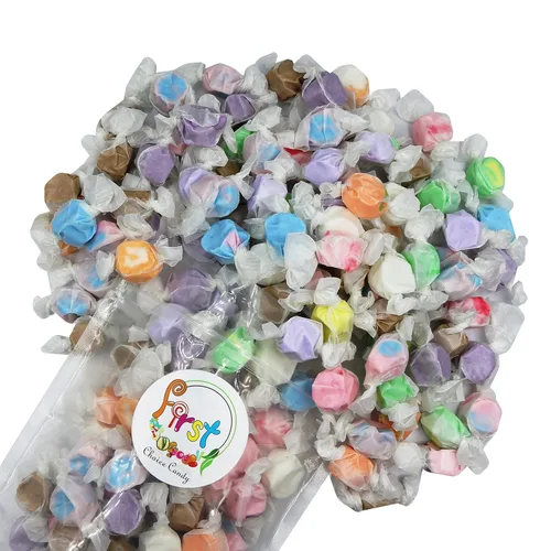 Miniatura 28 de Variedad de caramelos gourmet de agua salada (Patriótico americano rojo blanco azul, 1 libra)