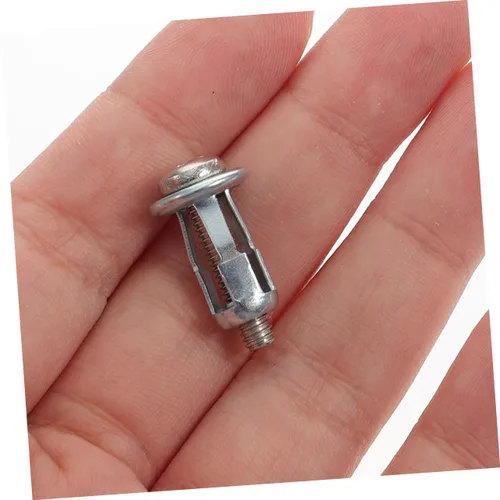 Miniatura 8 de Tuerca de expansión de anclaje de puerta hueca con remache de tornillo para fijación de puerta para instalación de pared hueca, 25 uds