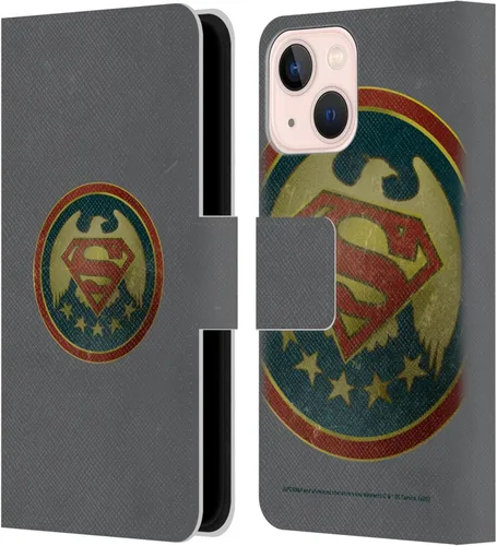 Miniatura 17 de Head Case Designs Funda de piel con licencia oficial de Superman DC Comics con logotipos negros y rojos compatible con Apple iPhone 11