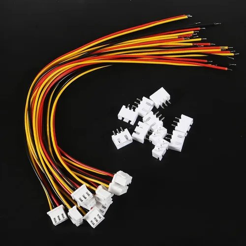 Miniatura 6 de ACEIRMC XH - Juego de conectores JST-XH, 10 pares, conector macho y hembra de 3 pines, adaptador de enchufe con cable plano de 7.874 in, 26 AWG