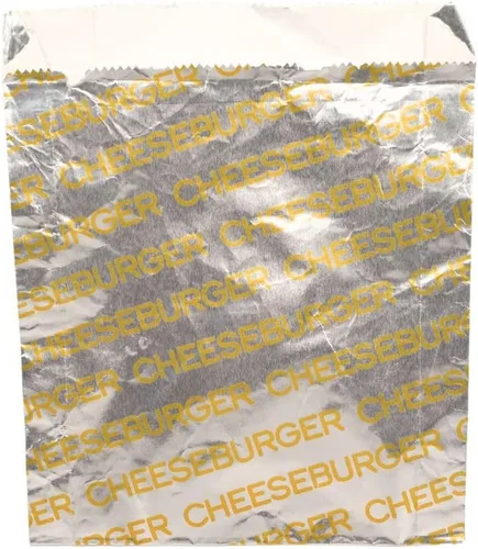 Miniatura 4 de Bolsas grandes de papel de aluminio para hamburguesa/hamburguesa con queso/sándwich, resistentes a la grasa, las mantiene calientes, color plateado