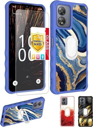 Miniatura 57 de Aroepurt Funda compatible con Gabb Phone 3 Pro Phone Case Stand Cover [Protección gruesa de silicona suave] [Cambio de forma multidireccional 3D]