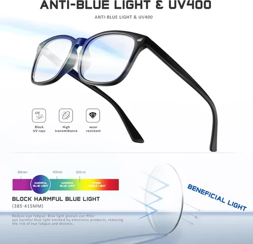 Miniatura 5 de 5 Pack Reading Glasses for Women Men, Blue Light Blocking Computer Readers UV Glare Varios