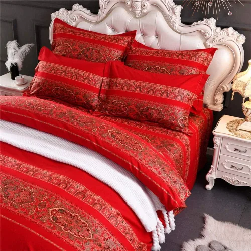 Miniatura 3 de ABREEZE Fundas de edredón individuales, juego de ropa de cama bohemio retro, funda de edredón de mandala colorida, funda de colcha estilo floral