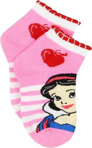 Miniatura 3 de Disney Princess Girls 6 pack Quarter Style Socks Set