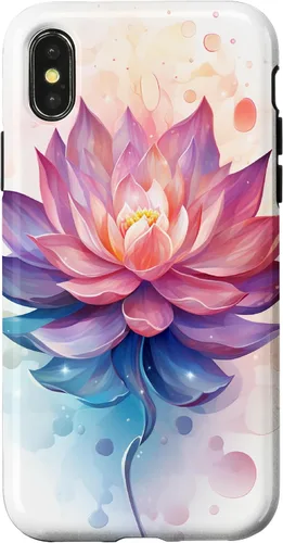 Miniatura 5 de Funda para iPhone 14 Pro Max Lotus Flower Symbol of Beauty and Spirituality Illustration Case