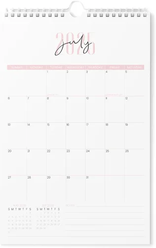 Miniatura 11 de Karto Calendario de pared 2025-2026 – Vertical de 8.5 x 11 pulgadas, de julio de 2025 a diciembre de 2026 – Aumenta tu productividad y fácil