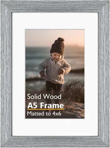 Miniatura 83 de KINLINK 3.5x5 Picture Frame, Ash Black Solid Wood Frame with Plexiglass for Table Top and Wall Mounting, Photo Frame for Horizontal or Vertical