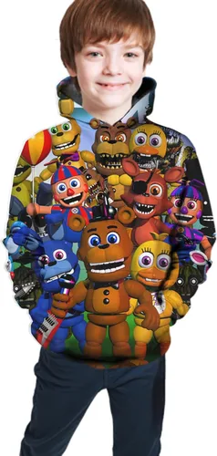 Miniatura 3 de Sudadera con capucha para niños y niñas con estampado 3D, sudaderas con capucha de anime