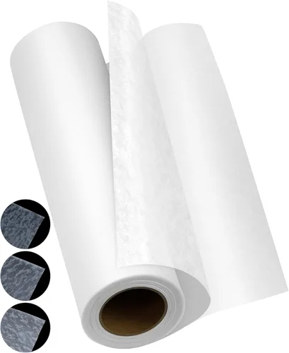 PLANTIONAL Película adhesiva para planchar de doble cara: 11.8 pulgadas x 10 yardas de peso medio Parche a presión de doble cara Parche de fusión de