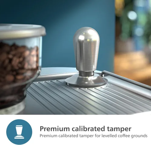 Miniatura 4 de Máquina de Espresso Semi Automática PHILIPS Barista Brew - Botón para Espresso Simple y Doble + Americano, Contenedor Dual de 280g para Dos Tipos