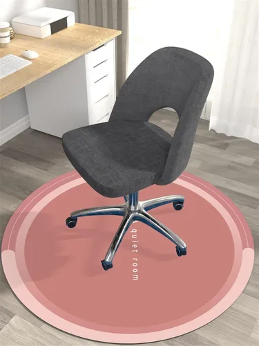 Miniatura 6 de Tapete redondo para silla de oficina, tapete para silla de piso de madera dura, tapete para silla de juegos, tapete para silla de oficina para Azul