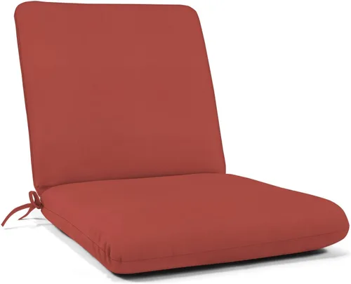 Miniatura 7 de Sunbrella - Cojín de tela para asientos profundos para patio, 44 x 22 pulgadas, con bisagras (asiento + respaldo) – Reemplazo de cojín para silla