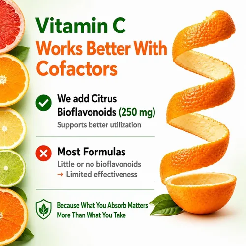Miniatura 6 de Vitamina C natural de Acerola Cherry & Camu Camu en polvo, alta absorción con bioflavonoides cítricos, refuerzo del sistema inmunológico y colágeno