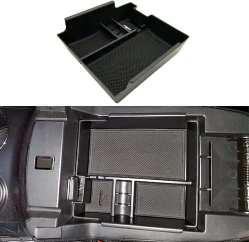 Miniatura 2 de Compatible con Ford Explorer 2012 2013 2014 2015 2016 2017 2018 2019 Organizador de bandeja para consola central, caja de almacenamiento secundario