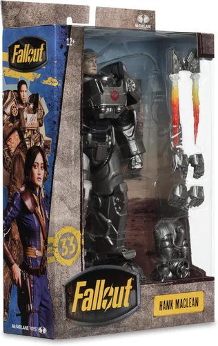 Miniatura 8 de McFarlane Toys - Figura de acción de lujo Fallout Hank MacLean de 7 pulgadas