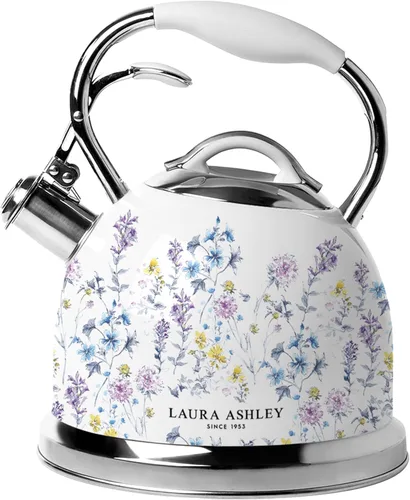 Miniatura 11 de Laura Ashley Hervidor China Rose para Estufa con Silbato - Hervidor de Acero Inoxidable de 2.5L de Hervido Rápido para Estufa - Hervidor de Camping