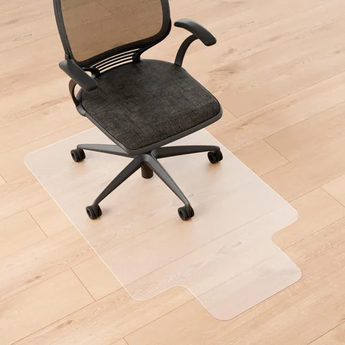 Miniatura 20 de Tapete para silla para suelos duros, 48" x 30", tapete de oficina para sillas con ruedas, tapete de plástico transparente para silla de escritorio