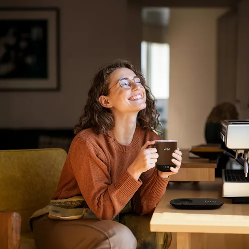 Miniatura 7 de Taza inteligente con control de temperatura, taza de café autocalentable con pantalla LED, vida útil de la batería de 180 minutos - Calienta hasta