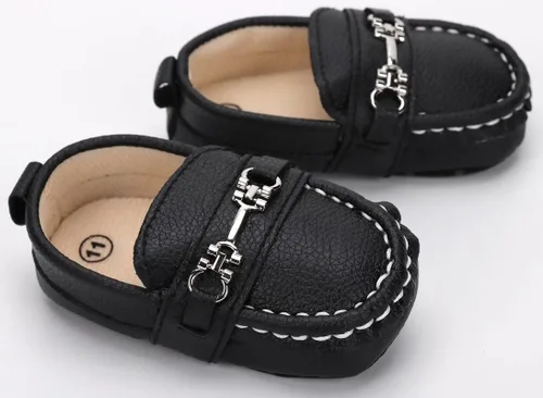 Miniatura 6 de Zapatos para bebés y niñas, mocasines Oxford para recién nacidos, adorables zapatos de cuna para niños pequeños, zapatos de cuna para precaminantes