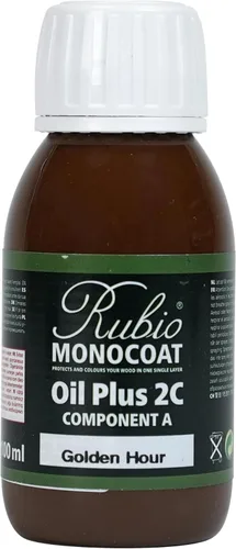 Miniatura 78 de Rubio Monocoat Muestra de Acabado de Aceite para Madera - Puro Aceite Plus Parte A Aceite de Linaza de Secado Rápido y Ecológico para Uso Pure