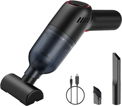 Miniatura 2 de Aspiradora de mano inalámbrica para pistola de acolchonamiento, accesorios para alfombras, mini aspiradora, 9000 PA 120 W, aspiradora portátil