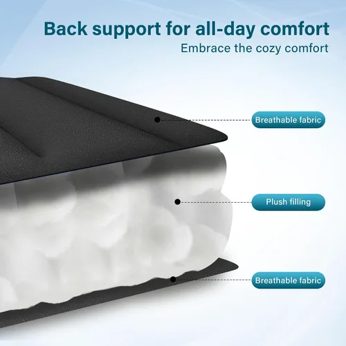 Miniatura 4 de MFSTUDIO Sillas Zero Gravity, silla reclinable de gran tamaño para patio, silla plegable acolchada con bandeja portavasos, soporta 400 libras