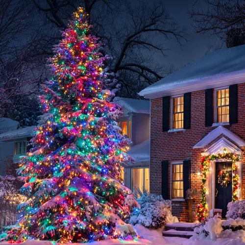 Miniatura 5 de Luces de Cadena de Navidad, 100 pies 300 Luces LED de Cadena Cable Verde con Temporizador 8 Modos, Decoración Impermeable Conectable para Interiores