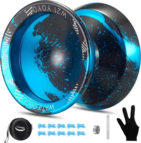 Miniatura 7 de Yoyo R8 Responsive Yoyo para principiantes, Yoyos profesionales no responsivos para adultos Pro Yoyos de trucos de metal con kit de rodamientos Yo