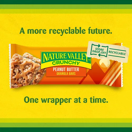 Miniatura 5 de Nature Valley - Barras de granola crujientes, mantequilla de maní, 12 unidades, 8.94 onzas (6 sobres)