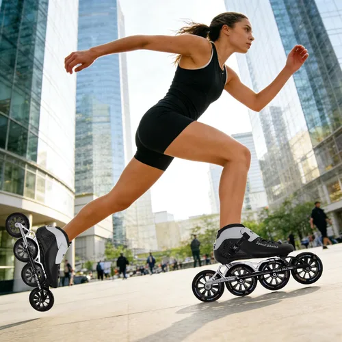 Miniatura 8 de Patines de velocidad en línea para mujeres y hombres, patines profesionales de fibra de carbono para mujeres y hombres, patines en línea de fitness