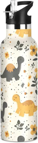 Miniatura 18 de Western Cowboy Boho Cactus Vast Wilderness, Reusable Water Bottle Insulated with Straw Double Wall Vacuum Insulated Leakproof and BPA Free for Gym 20